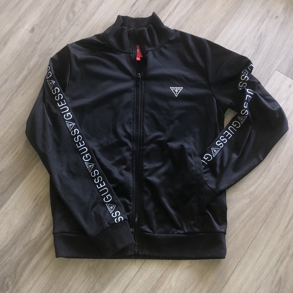 Guess Jackets & Coats Guess Logo Tape Bomber Jacket Small Poshmark